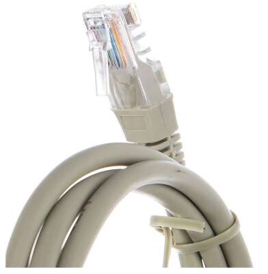 Cablexpert Патч-корд UTP PP12-1M кат.5, 1м, литой, многожильный (серый)