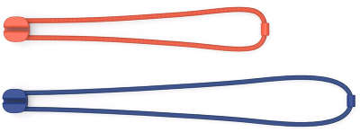 Комплект зажимов Bluelounge Pixi, размер S, 8 шт., синий/оранжевый [PX-SM-02]