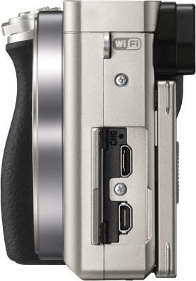 Цифровая фотокамера Sony Alpha 6000 Silver Double Kit (16-50 мм, 55-210мм)