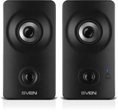 Акустическая система Sven 405 2.0 черный 8Вт BT беспроводные BT