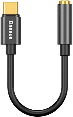 Адаптер Baseus USB-C Male to 3.5mm Female, Black [CATL54-01]