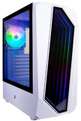 1STPLAYER INFINITE SPACE IS6 White / ATX, TG / 1x120mm LED fan inc. / IS6-WH-1F1-W