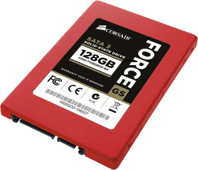 Твердотельный накопитель SSD 2.5" SATA-3 128GB (CSSD-F128GBGS-BK)  Corsair Force GS