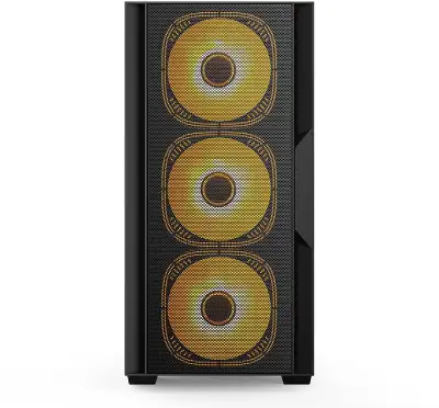 Корпус Accord ACC-ZCU1B черный без БП mATX 5x120mm 2xUSB3.0 1xUSB3.1 audio bott PSU