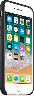 Кожаный чехол для iPhone 7/8 Apple Leather Case, Black [MQH92ZM/A]