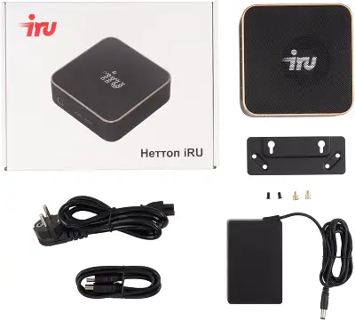Неттоп IRU Tactio 525 Ryzen 5 6600H (3.3) 16Gb SSD512Gb 660M Windows 11 Pro GbitEth WiFi BT 120W черный (2057781)