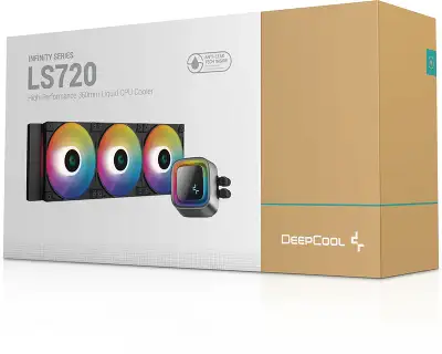 Система водяного охлаждения Deepcool LS720 ARGB Soc-AM5/AM4/1200/1700/1851 черный 4-pin 20-32.9dB Al 300W 1607gr Ret (R-LS720-BKAMNT-G-1)