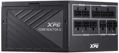 Блок питания XPG CORE REACTOR II 750 (ATX 3.0, 750W, Full Modular, PWM 120mm FDB fan, Active PFC, DC to DC, Half-Bridge & LLC converter, 80+ GOLD, all Japanese capacitors) RET