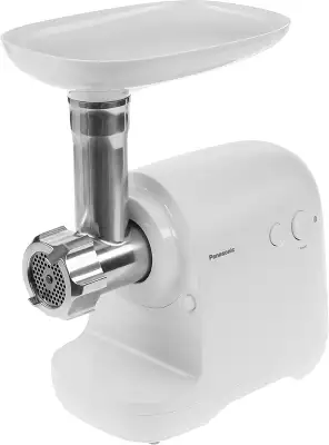 Мясорубка Panasonic MK-GX1700WTQ 1700Вт белый/серебристый