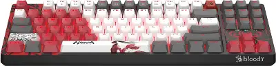 Клавиатура A4Tech Bloody S87 Naraka механическая черный/красный USB for gamer LED (S87 NARAKA)