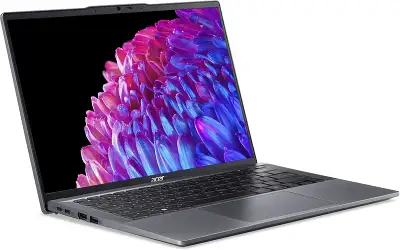 Ноутбук Acer Swift Go 14 SFG14-63-R8U9 Ryzen 5 8645HS 16Gb SSD1Tb AMD Radeon Graphics 14" OLED 2.8K (2880x1800) Windows 11 Home metall WiFi BT Cam (NX.KTSCD.002)