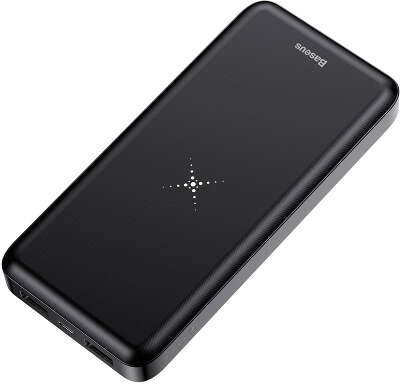 Внешний аккумулятор Baseus M36 Wireless Charger Power Bank 10000 мАч, Black [PPALL-M3601]