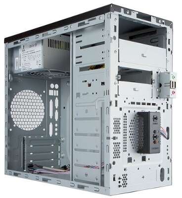Корпус In-Win EMR048, черный/серебристый, mATX (6120260)