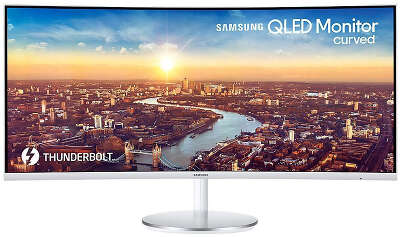 Монитор 34" Samsung CJ79 LC34J791WTRXEN VA 3440x1440 HDMI, DP, USB-Hub белый