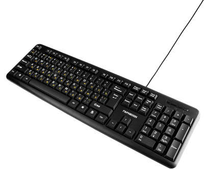 Клавиатура Гарнизон GK-100, USB, чёрная