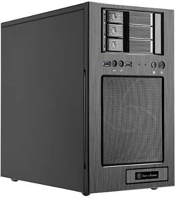 Корпус Silverstone CS330, черный, mATX, Без БП (SST-CS330B)