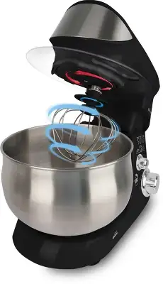 Миксер планетарный Vitek VT-1445 1000Вт черный/серебристый