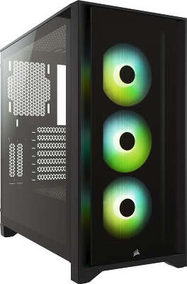 Корпус Corsair iCUE 4000X, черный, ATX, Без БП (CC-9011204-WW)