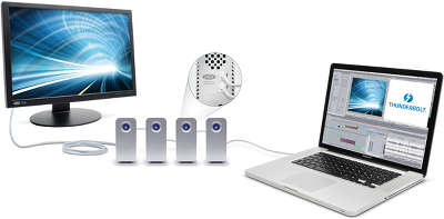 Внешний диск LaCie 2TB Little Big Disk with Thunderbolt [9000107]