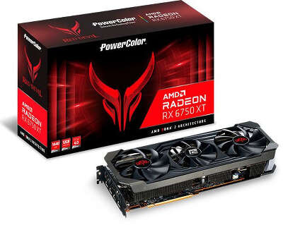 Видеокарта PowerColor AMD Radeon RX 6750 XT Red Devil OC 12Gb DDR6 PCI-E HDMI, 3DP