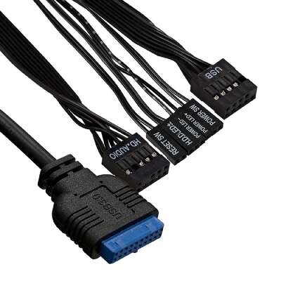 Exegate EX291270RUS Корпус Desktop ExeGate MI-301U-300 (mATX/mini-ITX, 1U-F300S 4см, 1*USB+1*USB3.0, аудио, черный)