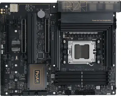 Материнская плата Asus PROART B650-CREATOR Socket AM5 AMD B650 4xDDR5 ATX AC`97 8ch(7.1) 1 x 2.5Gigabit + Gigabit Ethernet RAID+HDMI+DP