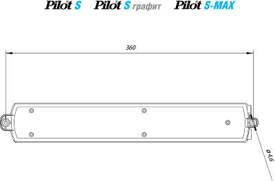 Сетевой фильтр PILOT S-MAX, 6-розеток, 5м, серый