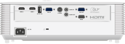 Проектор INFOCUS ScreenPlay SP226ST DLP, WXGA, 3800 lm, 30 000:1, 0.52:1, 2xHDMI 1.4, VGA in/out, S-Video, 3.5mm in/out, USB-A, RS-232, лампа 15 000ч.(ECO mode), 10W, 27дБ, 2,9 кг, БЕЛЫЙ, замена IN116BBST