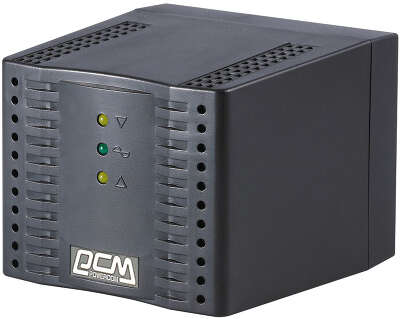 Стабилизатор напряжения Powercom TCA-3000, 3000VA, 1500W, EURO, черный