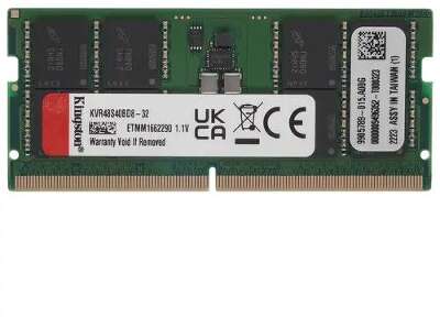 Модуль памяти DDR5 SODIMM 32Gb DDR4800 Kingston ValueRAM (KVR48S40BD8-32)