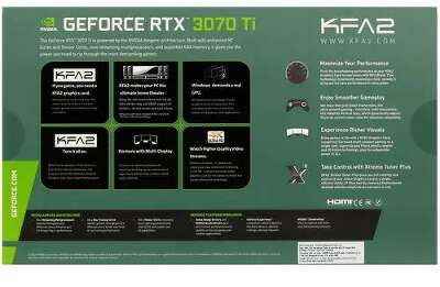 Видеокарта KFA2 NVIDIA nVidia GeForce RTX 3070Ti SG 8Gb DDR6X PCI-E HDMI, 3DP