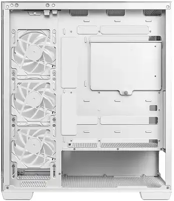 Корпус Deepcool CG580 4F WH белый без БП ATX 6x120mm 3x140mm 2xUSB3.0 audio bott PSU