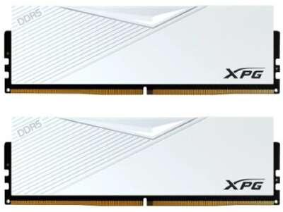 A-data DDR5 XPG LANCER 32GB DDR5-6400 AX5U6400C3216G-DCLAWH,CL32, 1.4V K2*16GB WHITE 
