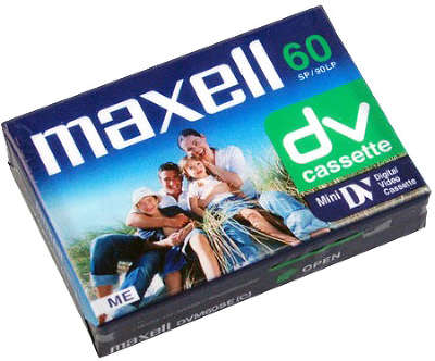 Видеокассета MiniDV Maxell DVM-60(60 мин SP; 90 мин LP)