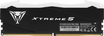 Набор памяти DDR5 DIMM 2x16Gb DDR7800 Patriot Memory Viper XTREME RGB (PVXR532G78C38K)