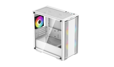 корпус Deepcool CC360 WH ARGB без БП, боковое окно (закаленное стекло), белый, mATX (R-CC360-WHAPM3-G-1)