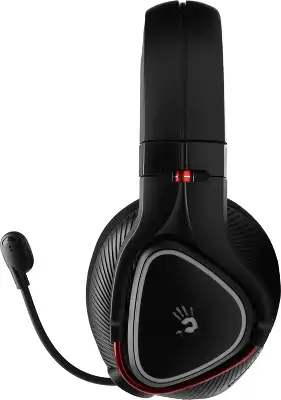 Наушники с микрофоном A4Tech Bloody MR720 черный мониторные BT/Radio оголовье (MR720 BLACK)