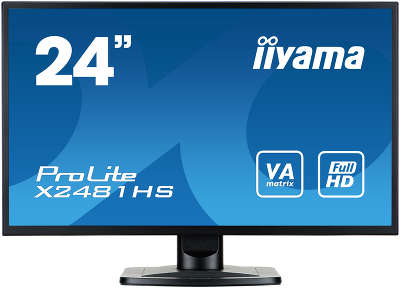 Монитор 23.6" Iiyama X2481HS-B1 черный VA