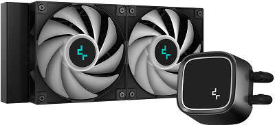 Жидкостное охлаждение Deepcool LE520, 250 Вт, 2x120 мм, ARGB
