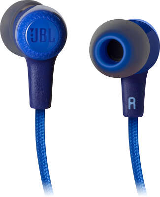 Наушники беспроводные с микрофоном JBL Synchros E25BT, Blue [JBLE25BTBLU]