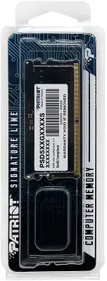 Модуль памяти DDR5 SODIMM 16Gb DDR5600 Patriot Memory Signature Line (PSD516G560081S)