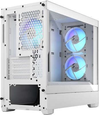 Корпус Fractal Design Pop Mini Air RGB White TG Clear Tint, белый, mATX, Без БП (FD-C-POR1M-01)