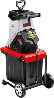 Зубр [ЗИЭ-40-2500] Измельчитель садовый электрический { р/с 40 мм, контейнер 50 л, 2500 Вт }