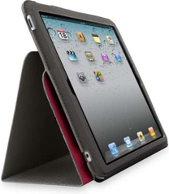 Чехол Belkin Slim Folio Stand для iPad 2, черно-красный [F8N605cwC01]