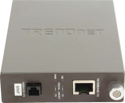 Медиаконвертер TRENDnet TFC-110MM Многомодовый оптоволоконный медиа-конвертер с оптическим портом 100Base-FX р