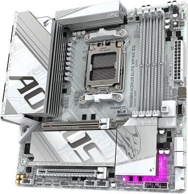 Материнская плата Gigabyte B850M AORUS ELITE WIFI6E ICE, RTL