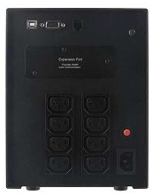 ИБП CyberPower PR1000ELCD {Line-Interactive, Tower, 1000VA/900W USB/RS-232/EPO/SNMPslot (8 IEC С13), 12В/12 Ач х 2}