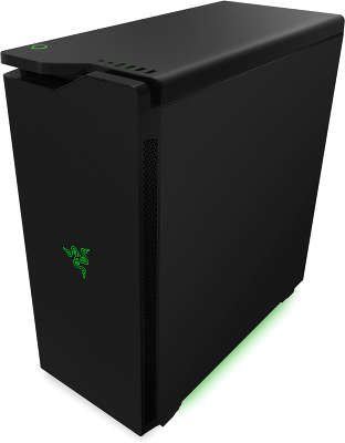 Корпус NZXT H440 Razer черный/зеленый w/o PSU ATX 7x120mm 5x140mm 2xUSB2.0 2xUSB3.0