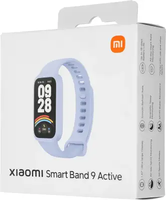 Фитнес-трекер Xiaomi Smart Band 9 Active TFT корп.:фиолетовый рем.:фиолетовый (BHR08L3GL)