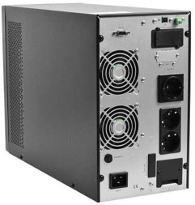 ИБП POWERMAN Online 3000 plus, LCD, двойного преобразования, 3000ВА, 2700Вт, 2 евророзетки с резервным питанием, USB, RS232, слот SNMP, разъем EPO, внешний блок батарей (в комплект не входит), 191 х 460 х 337 мм., 11 кг./ UPS POWERMAN Online 3000 plus, LC